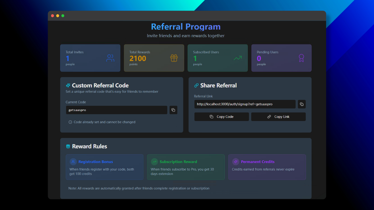 Referral System